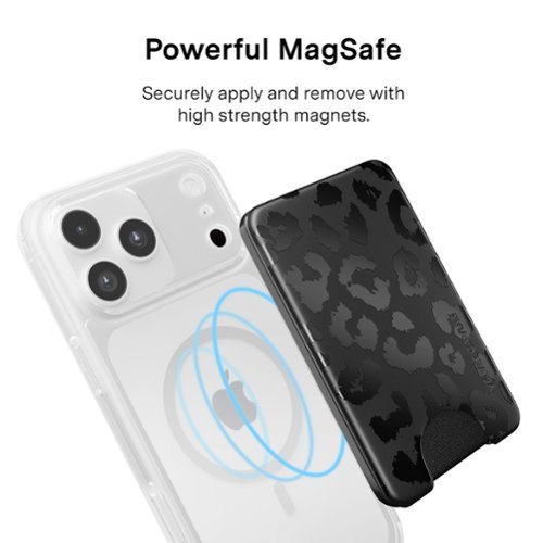 VELVET CAVIAR Phone Accessory Gift Set - Universal MagSafe Wallet, MagSafe Grip Ring & Phone Charm - Black Leopard BUY ONLINE