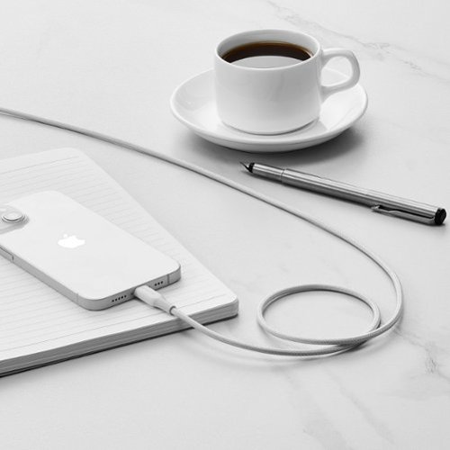 Insignia™ 4' Lightning to USB Braided Charge-and-Sync Cable (2 Pack) - Moon Gray HOW TO BUY