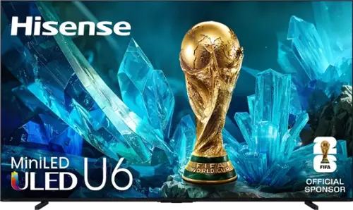 Hisense MiniLED ULED U6  
FIFA WORLD CUP  
FIFA OFFICIAL SPONSOR
