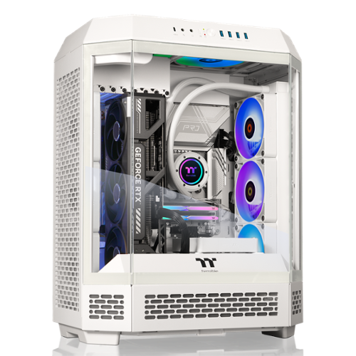Thermaltake - Reactor 9580S Gaming Desktop AMD Ryzen 9 9950X3D, 32GB Memory, NVIDIA GeForce RTX 5080, 2TB SSD NVMe M.2 - Snow