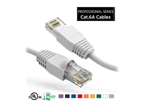 Nippon Labs 75Ft Cat6A UTP Ethernet Cable, 24AWG Gigabit LAN