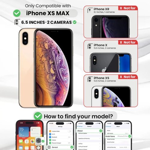Entronix Case for iPhone XS Max Triple Layer Heavy Duty Protection