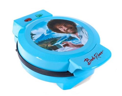 Uncanny Brands - Bob Ross Waffle Maker - Blue-Front_Standard 