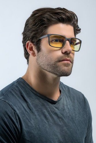 GUNNAR Mammoth Computer Glasses with Blue Light Reduction, Amber Lenses - Onyx GLOBAL SHIPPING
