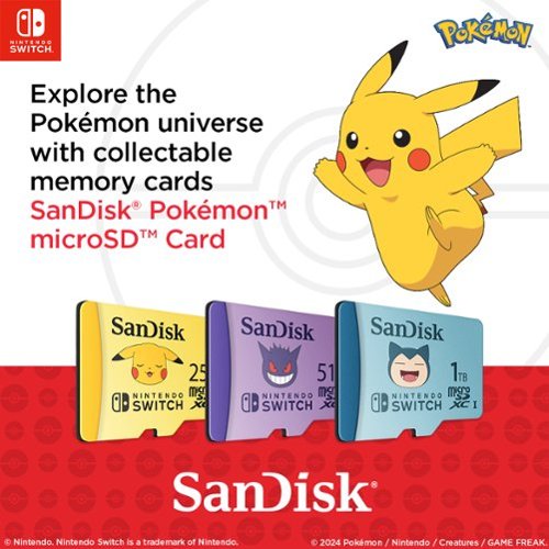 SanDisk 1TB microSDXC UHS-I for Nintendo Switch 1 Pokémon BUY IN EUROPE