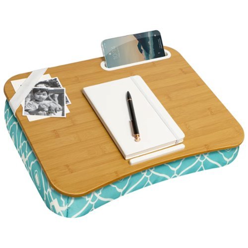 LapGear Designer Lap Desk for 15.6 Laptop - Aqua Trellis BUY ONLINE