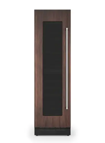 Front. Viking - 24"W 78 Bottle Wine Refrigerator with Custom Panel - Left Hinge - Panel Ready.