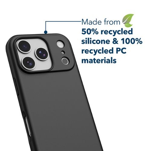 Insignia™ Silicone Case with MagSafe for Apple iPhone 17 Pro - Black SHOP ONLINE