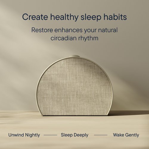 Hatch Restore 3 Sunrise Alarm Clock, Sound Machine and Smart Light - Putty HOW TO BUY