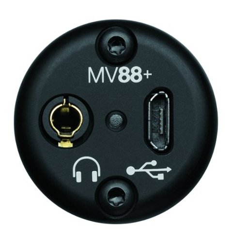 Shure MV88+ Video Kit Stereo Condenser Microphone - Black GLOBAL SHIPPING