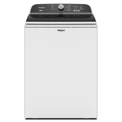 Whirlpool - 5.3 Cu. Ft. High Efficiency Top Load Washer with 2 in 1 Removable Agitator - White