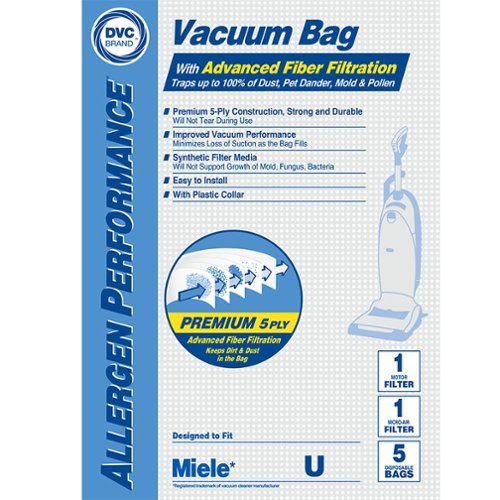 DVC - Miele Miele Vacuum Bags Part #MIR-1455A 10 Pack-Front_Standard 