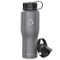 Buzio - 32oz Insulated Tumbler with Straw Lid and Flex Lid - Fits in Cup Holder - Gray-Front_Standard