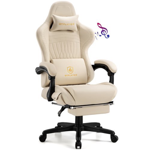 GTPlayer - Ace Pro Gaming Chair - Ivory