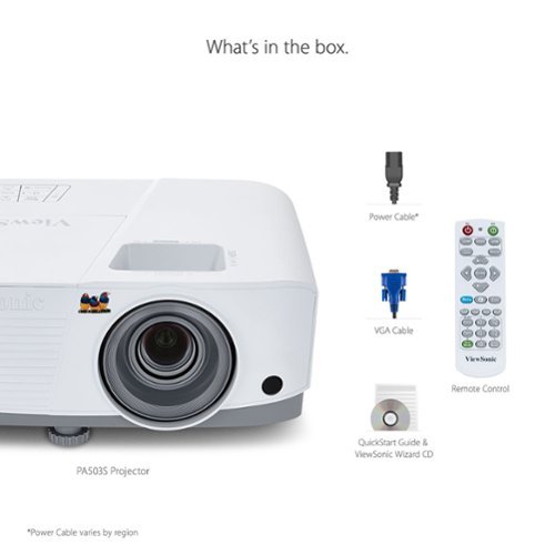 ViewSonic PA503S SVGA DLP Projector - White WHERE TO BUY