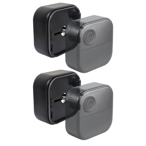 Wasserstein - 2-Pack Battery Extension Pack Compatible with Blink Outdoor 4 Camera (Batteries NOT Included) - Black