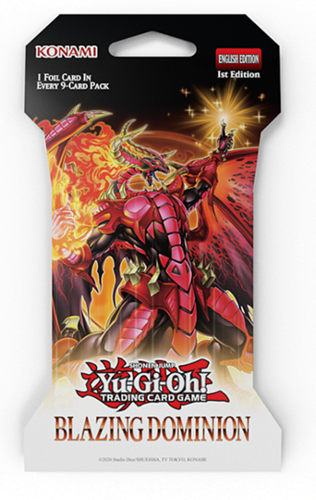 Konami - Yu-Gi-Oh! Blazing Dominion Sleeved Booster