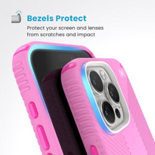 Speck Presidio Perfect Clear ClickLock Case with MagSafe for Apple iPhone 16 Pro Max - True Pink BUY ONLINE