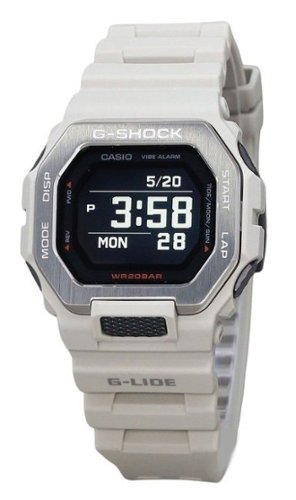 Casio G Shock G Lide Quartz GBX 100 8 Digital Smartphone Link Grey