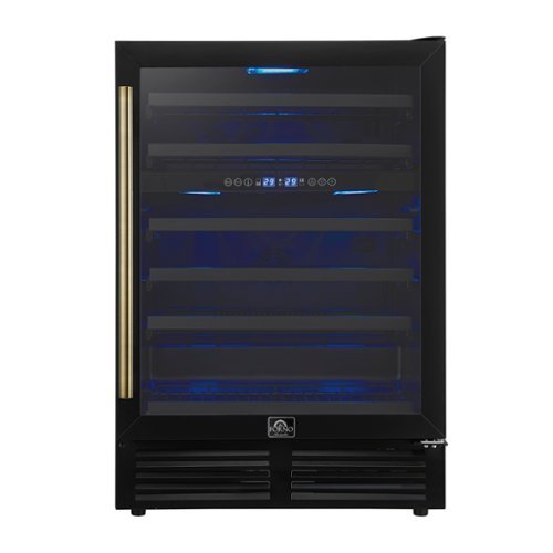 Forno Appliances - Bacchino 51-Bottle Dual Zone Wine Cooler - Black