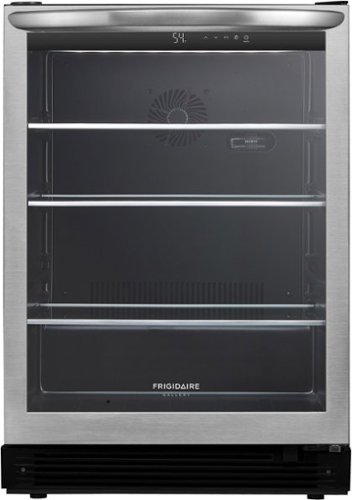 Frigidaire - 185 Can Beverage Center - Stainless Steel