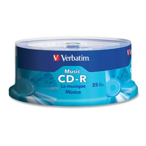 Verbatim 96155 700 MB/80 min 40x Spindle CD R Music Recordable