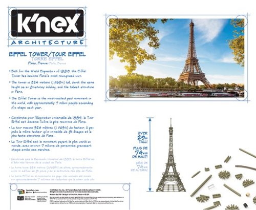 K'NEX KNEX Architecture: Eiffel Tower BUY IN EUROPE