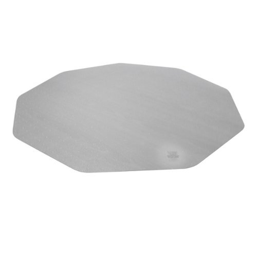

Floortex - Polycarbonate 9-Sided Gaming Chair Mat 38" x 39" for Hard Floors - Clear