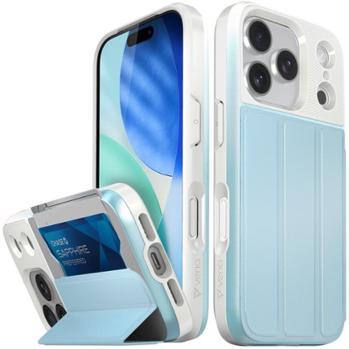 Vena vCommute for iPhone 17 Pro Wallet Case, Military Grade Drop