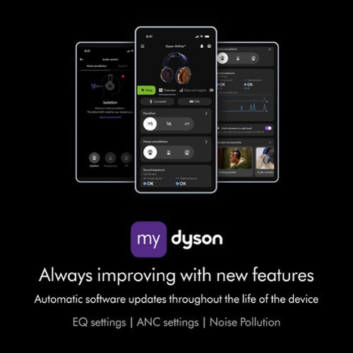 Dyson OnTrac Customizable Active Noise-Cancelling Headphones - Aluminum BUY ONLINE