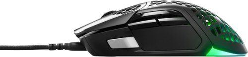 SteelSeries Aerox 5 Ultra Lightweight Honeycomb Water Resistant Wired RGB Optical Gaming Mouse With 9 Programmable Buttons - Wired - Black BUY IN EUROPE