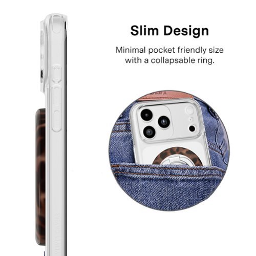 VELVET CAVIAR Magnetic Phone Ring & Stand - It GIrl Leopard SHOP ONLINE