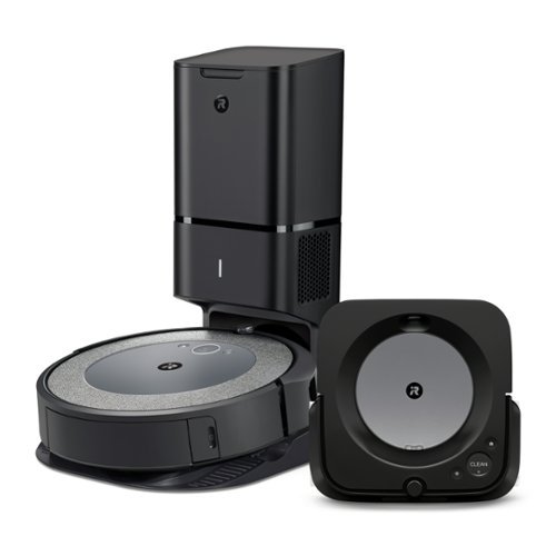 iRobot - Roomba i3+ EVO (3550) Robot Vacuum and Braava jet m6 (6113) Robot Mop bundle - Black-Front_Standard 
