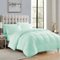Sweet Home Collection - All Season Reversible Bed-in-A-Bag Solid Color Comforter & Sheet Set, Queen - Mint-Front_Standard