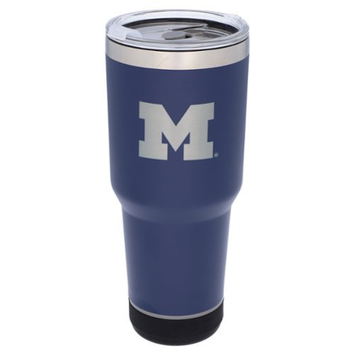 The Memory Company - Michigan Wolverines 30oz. Stainless Steel LED Bluetooth Tumbler - Multicolor-Front_Standard 