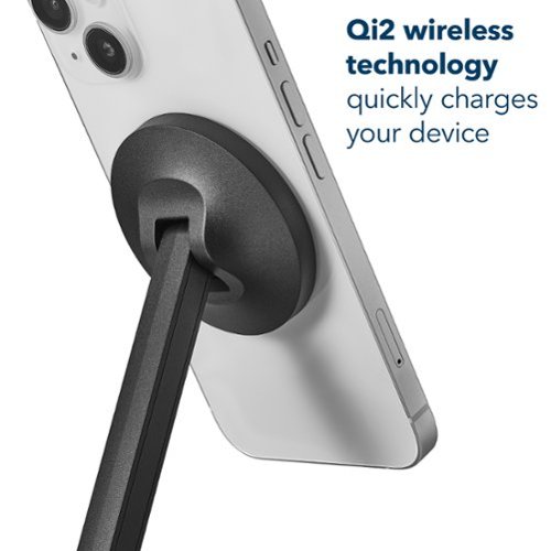 Insignia™ Qi2 Certified, 2-in-1 Fast Wireless Charging Stand with 20W Total Output for iPhone, AirPods, and More - Black WHERE TO BUY