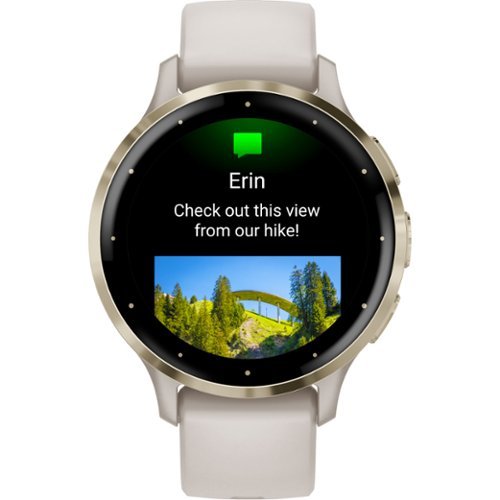 Garmin Venu 3S GPS Smartwatch 41 mm Fiber-reinforced polymer - Stainless Steel and Ivory GLOBAL SHIPPING