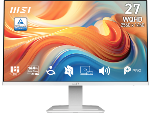 MSI - 27" 144Hz WQHD IPS Monitor - 1ms MPRT, FreeSync, 89% sRGB, 91% DCI-P3, Pro Series-Front_Standard 