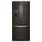 Whirlpool - 20 Cu. Ft. Wide French Door Refrigerator - Black Stainless Steel-Front_Standard