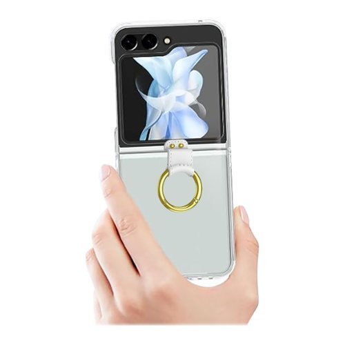 SaharaCase Hybrid-Flex Hard Shell with Ring Case for Samsung Galaxy Z Flip5 - Clear WHERE TO BUY