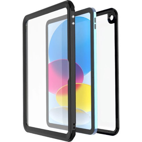 SaharaCase Oasis Series Water-Resistant Case for Apple iPad 11'' (A16) and iPad 10.9 (10th Gen) - Black GLOBAL SHIPPING
