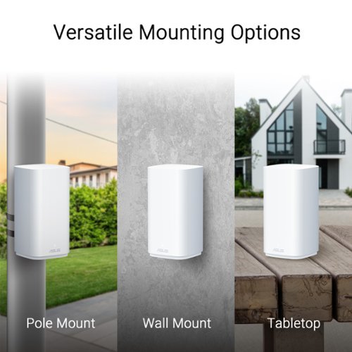 ASUS ZenWiFi BD5 BE5000 Dual-Band Wi-Fi 7 Outdoor Router (1-pack) - White GLOBAL SHIPPING