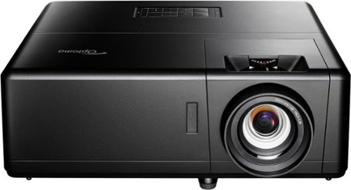 Optoma UHZ55 4K UHD Laser Standard Throw Smart Projector with High Dynamic Range, USB Wireless Adapter Included - Black GLOBAL SHIPPING