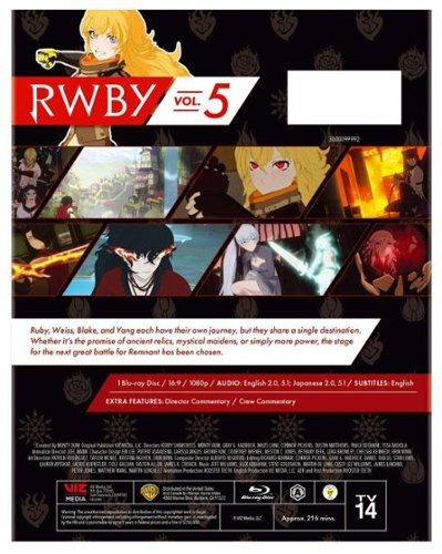 RWBY Volume 5 BLU RAY [Standard] - Best Buy