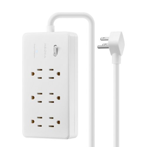 Insignia™ 6-Outlet 980 Joules Surge Protector Strip with 3 ft. Power Cord - White HOW TO BUY