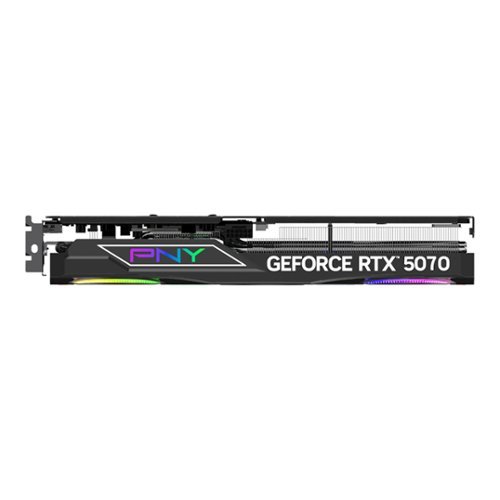 PNY GeForce RTX 5070 12GB ARGB OC GDDR7 PCI Express 5.0 Graphics Card with Triple Fan - Black BUY ONLINE