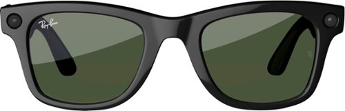 Ray-Ban Meta Wayfarer glasses with Meta AI, Audio, Photo, Video Compatibility - Green Lenses - Shiny Black BUY IN AUSTRALIA