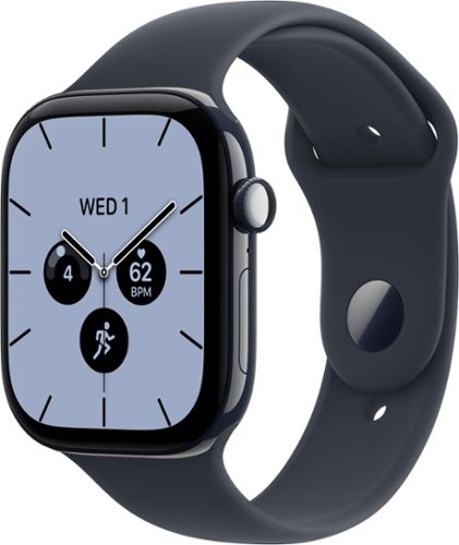 Apple Watch Series 12 (GPS + Cellular) 46mm Ceramic Case with Navy Blue Sport Band - M/L - Night Blue - (2026)
