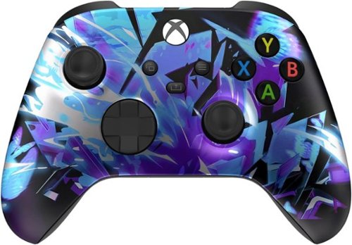 Custom Controllerzz - Custom Wireless Controller for Xbox Series X|S, Xbox One, & PC - Graffiti-Front_Standard 