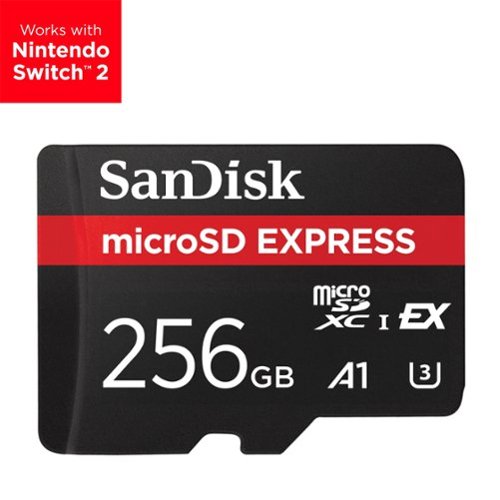 SanDisk Express 256GB microSD PCIe 3.1 NVMe UHS-I Memory Card works with Nintendo Switch 2 INTERNATIONAL SHIPPING